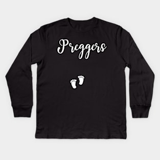 Pregnancy - Preggers Kids Long Sleeve T-Shirt